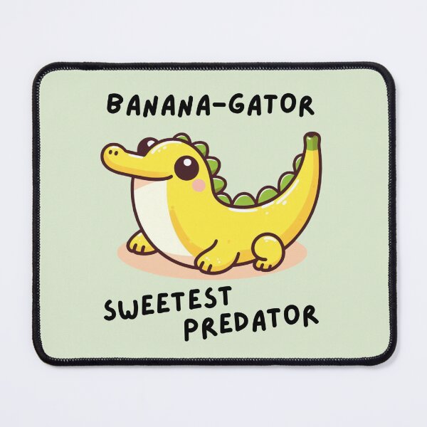 Item preview, Banana-gator sweetest predator - cute banana alligator designed and sold by Funny-Banana.