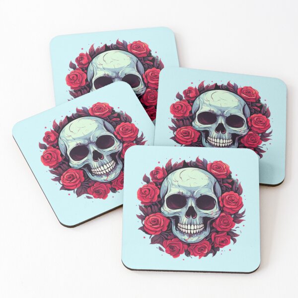 Item preview, Skull and Roses designed and sold by Planetporridge.