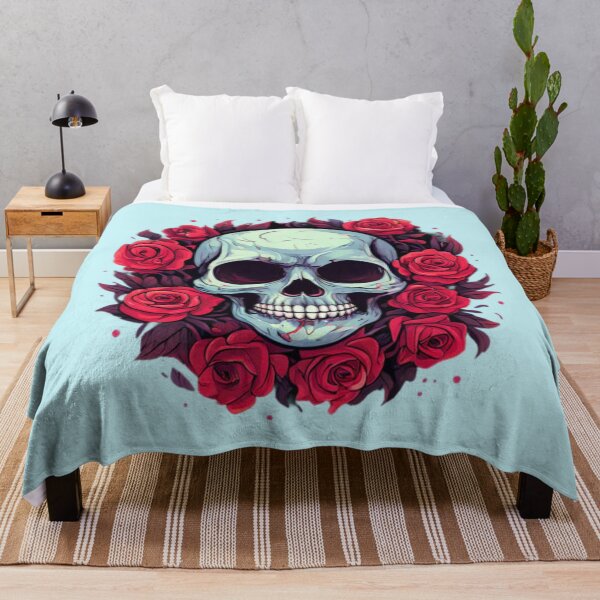 Item preview, Skull and Roses designed and sold by Planetporridge.