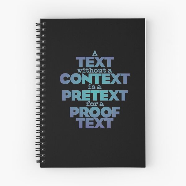 Item preview, A text without a context is a pretext for a proof text #2 v.1 designed and sold by x1brett.