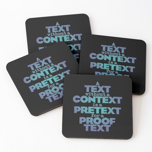 Item preview, A text without a context is a pretext for a proof text #2 v.1 designed and sold by x1brett.