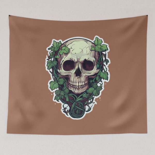 Item preview, Skull and Vine design designed and sold by Planetporridge.