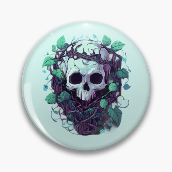 Item preview, Skull and Vine art designed and sold by Planetporridge.