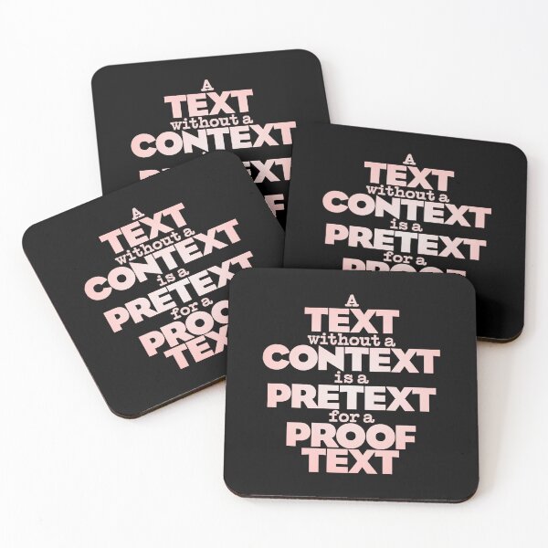 Item preview, A text without a context is a pretext for a proof text #2 v.2 designed and sold by x1brett.