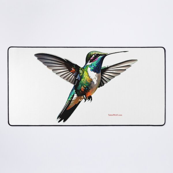 Item preview, Colorful Bee Hummingbird designed and sold by TattedWolf.
