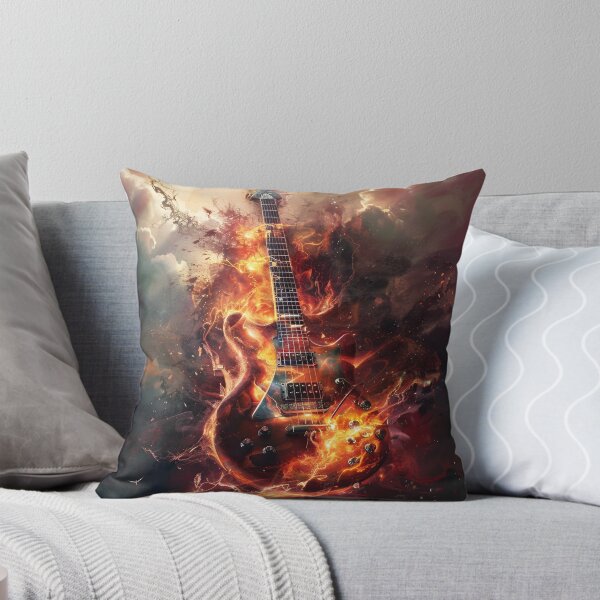 Item preview, Flaming Rock Guitar designed and sold by dcrc.