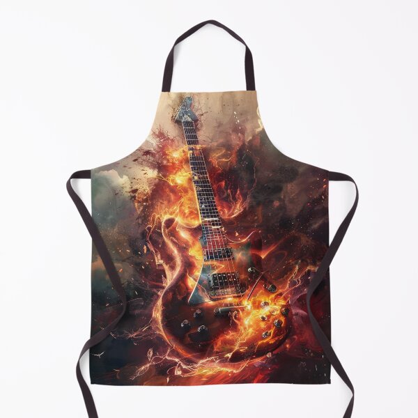 Item preview, Flaming Rock Guitar designed and sold by dcrc.