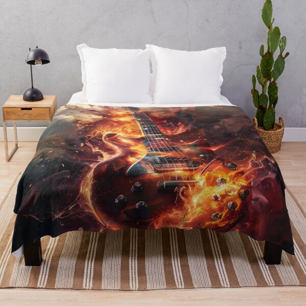 Item preview, Flaming Rock Guitar designed and sold by dcrc.