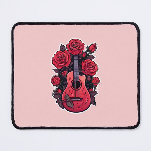 Item preview, Guitar and Flowers design designed and sold by Planetporridge.