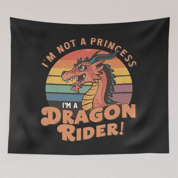 Item preview, Dragon girl rider - book girlie - fantasy books - bookish wizarding world designed and sold by Fantasy Cache.