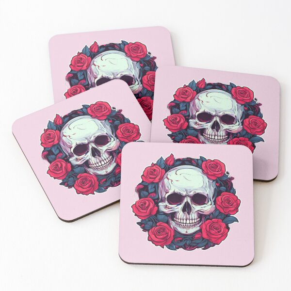 Item preview, Skull and Roses art designed and sold by Planetporridge.