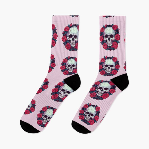 Item preview, Skull and Roses art designed and sold by Planetporridge.