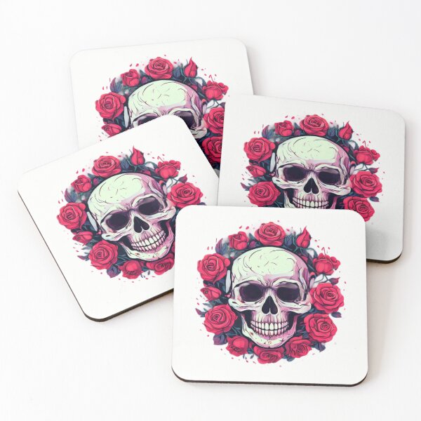 Item preview, Skull and Roses design designed and sold by Planetporridge.