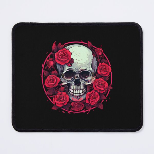 Item preview, Skull with Roses designed and sold by Planetporridge.