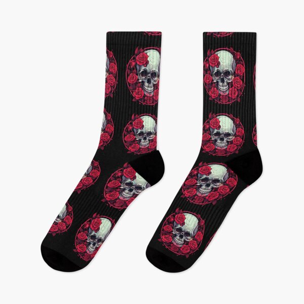 Item preview, Skull with Roses designed and sold by Planetporridge.