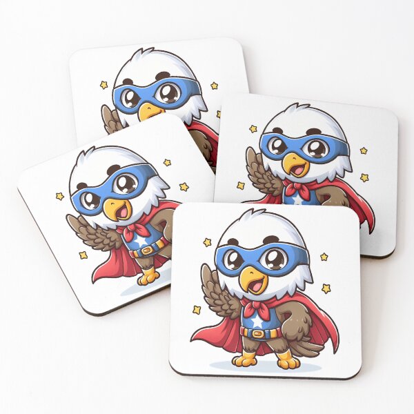 Item preview, Kawaii Eagle: A Superhero Cape designed and sold by Ella_Sketch.