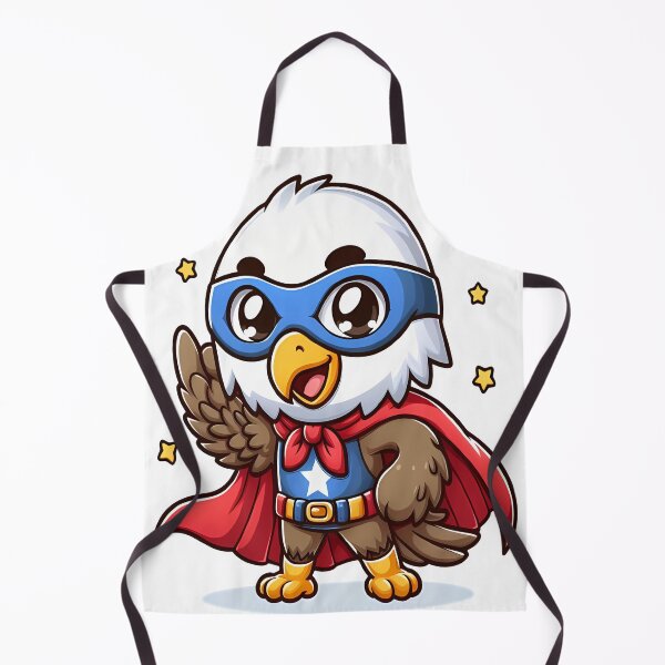 Item preview, Kawaii Eagle: A Superhero Cape designed and sold by Ella_Sketch.