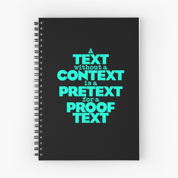 Item preview, A text without a context is a pretext for a proof text #2 v.5 designed and sold by x1brett.