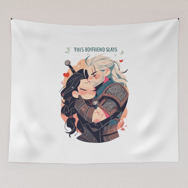 Item preview, This Boyfriend Slays - Valentines Day - Anime Style - Witcher designed and sold by Fenay Designs.