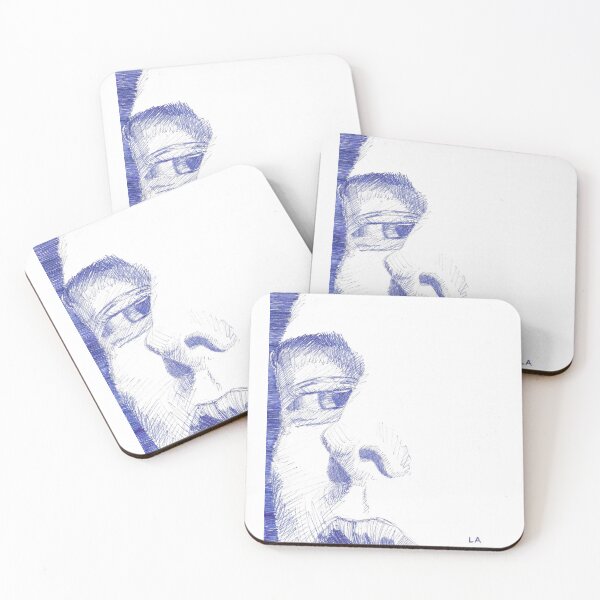 Item preview, Portrait blue pen 04 designed and sold by Arthur Loeuil.