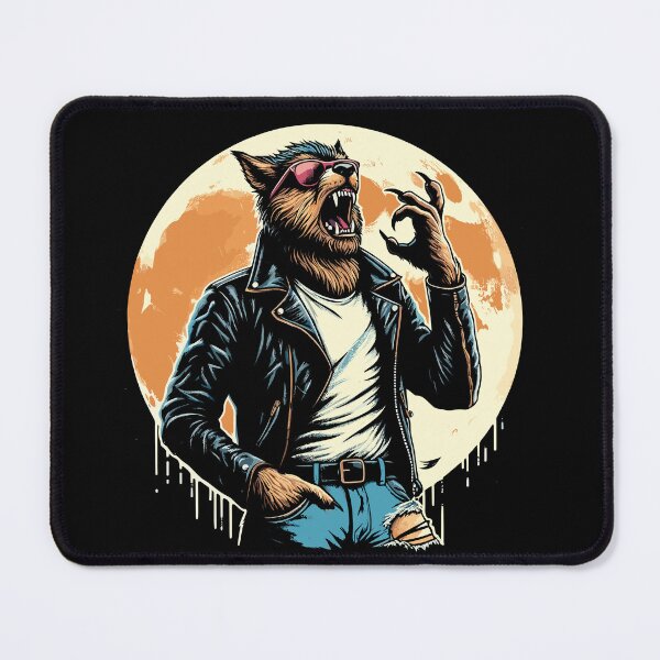 Item preview, Howling Rock N' Roll Wolf Werewolf designed and sold by Nerdlight.