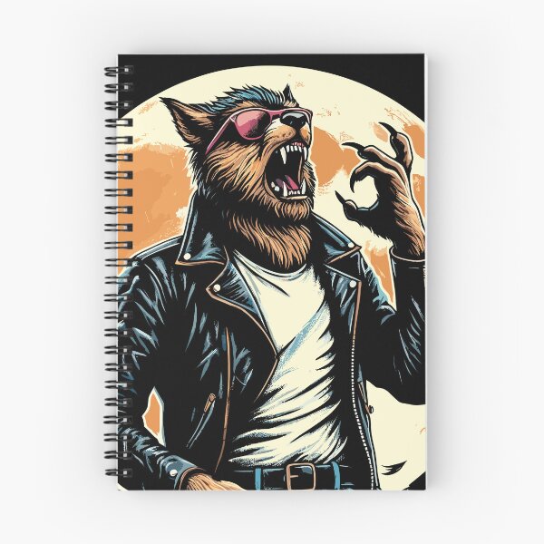 Item preview, Howling Rock N' Roll Wolf Werewolf designed and sold by Nerdlight.