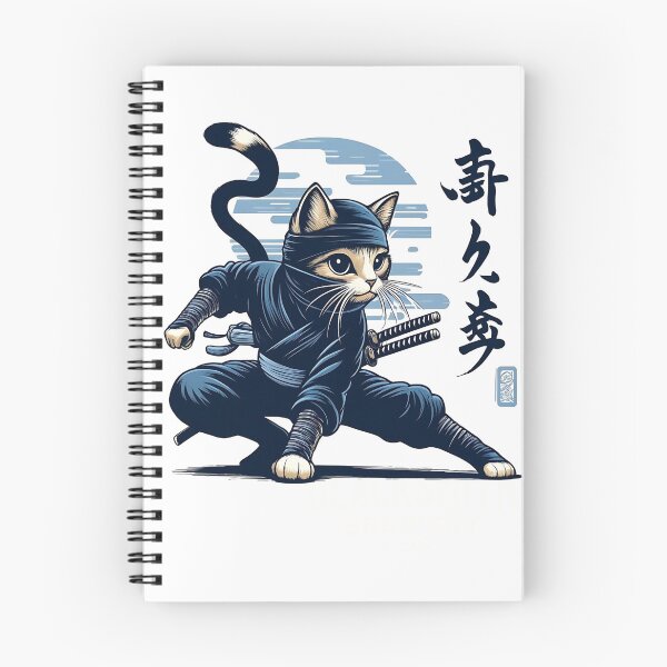 Artikelvorschau, Ninja-Katze: Heimlichkeit und Ehre entworfen und verkauft von Kookie Tarp.