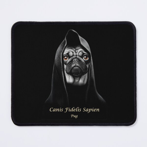 Item preview, Pug in hooded robe designed and sold by Iiswaz.