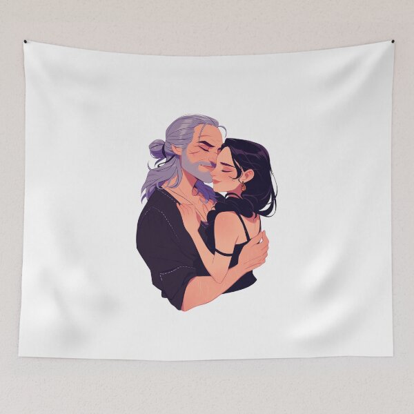 Item preview, La Bruja y el Guerrero - Día de San Valentín - Estilo Anime - Witcher designed and sold by Fenay Designs.