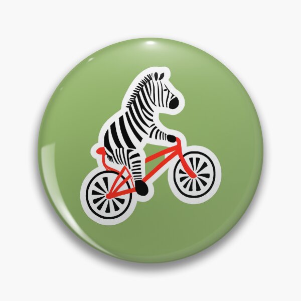 Item preview, Zebra on bicycle designed and sold by LeahHa.
