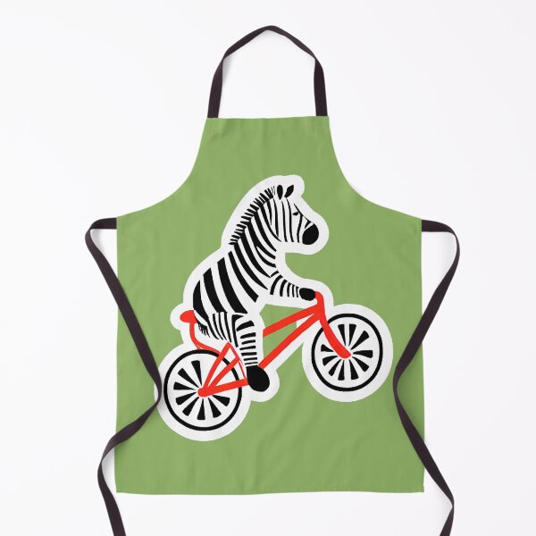 Item preview, Zebra on bicycle designed and sold by LeahHa.