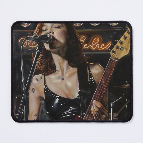 Item preview, Female Rocker Playing a Show designed and sold by dcrc.