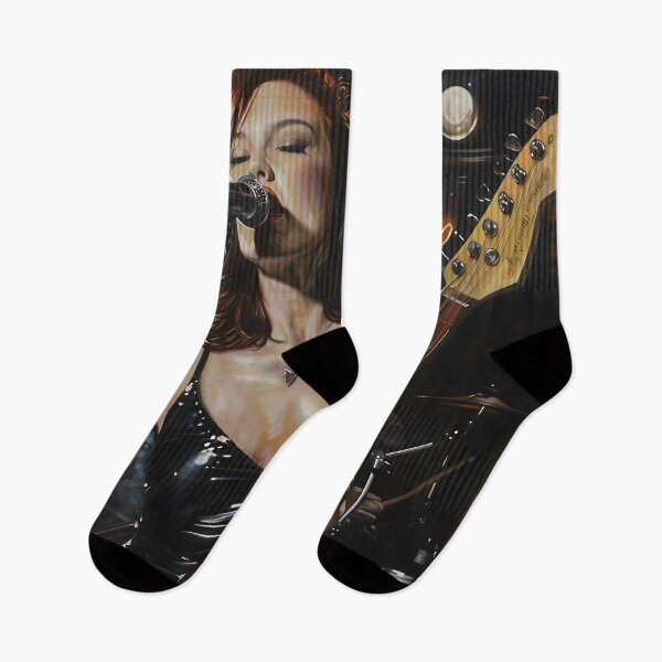 Item preview, Female Rocker Playing a Show designed and sold by dcrc.