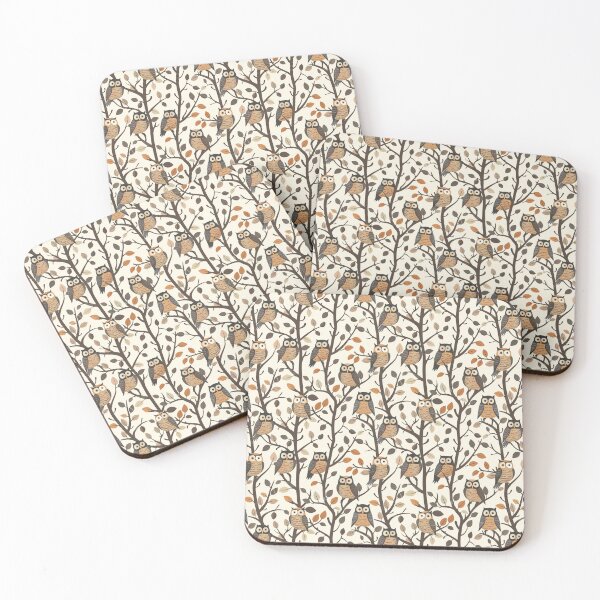 Item preview, Autumn Owls designed and sold by SmallOwlDesign.