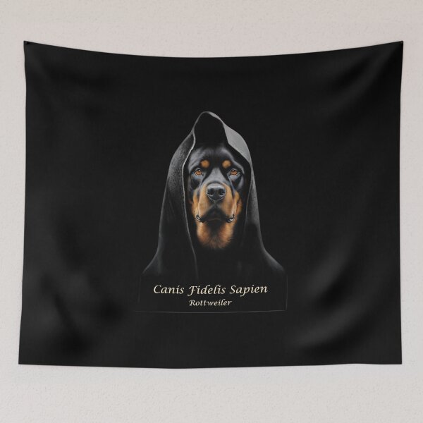 Item preview, Rottweiler in hooded robe designed and sold by Iiswaz.