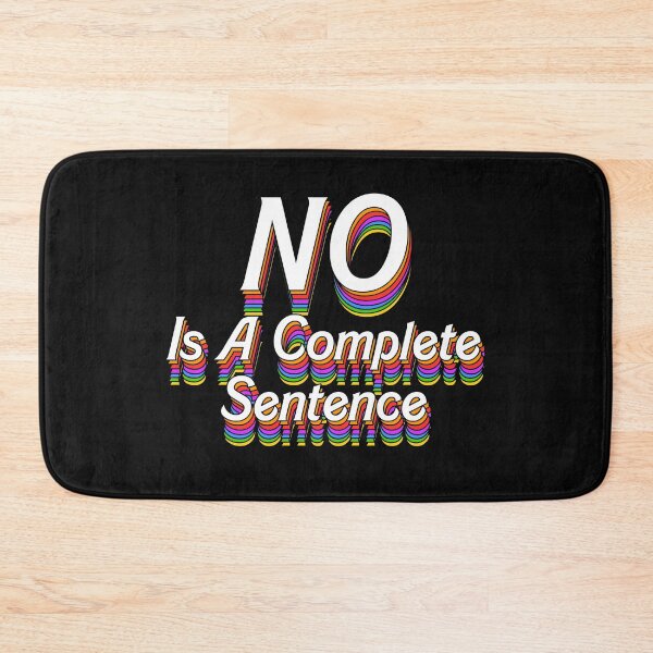 Item preview, No is a full sentence  designed and sold by AuDHDesigns AUS .