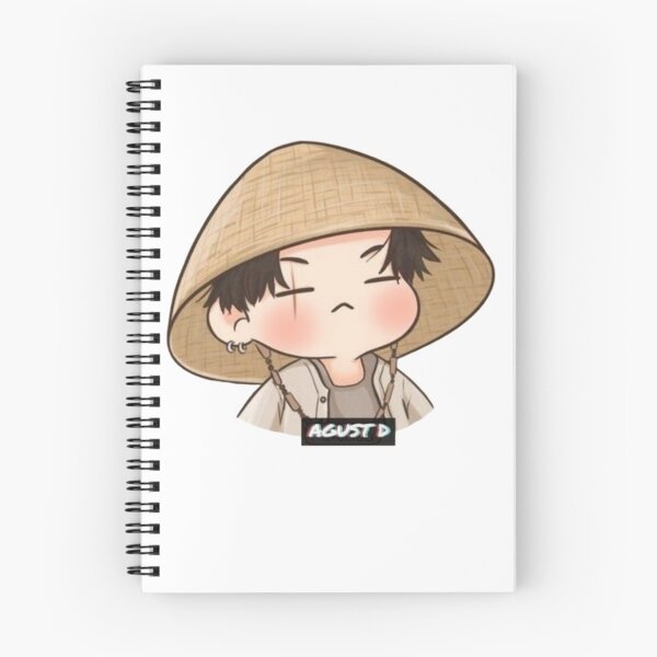 Item preview, BTS AGUST D cute chibi design designed and sold by popkix.
