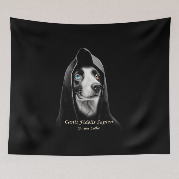 Item preview, Border Collie in hooded robe designed and sold by Iiswaz.