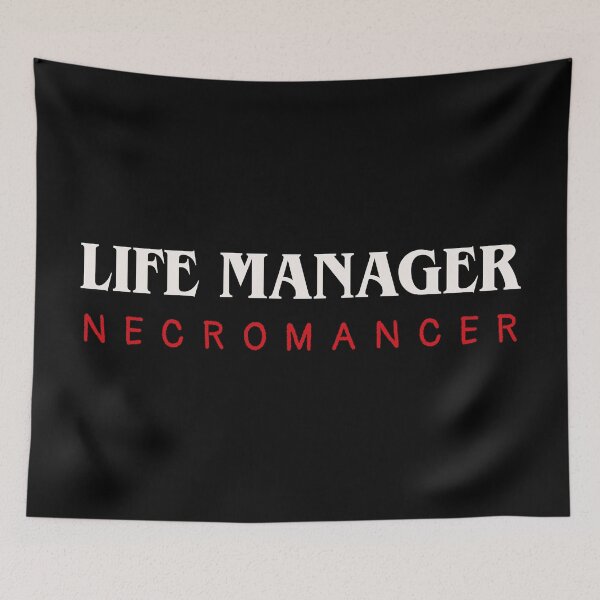 Item preview, Life Manager Funny Necromancer Character Class designed and sold by pixeptional.