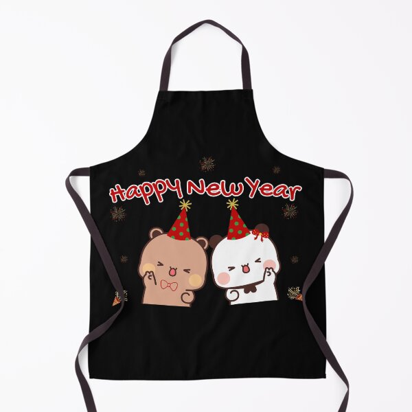 Item preview, Happy New Year DuDu Bear and BuBu Panda designed and sold by Pandety.