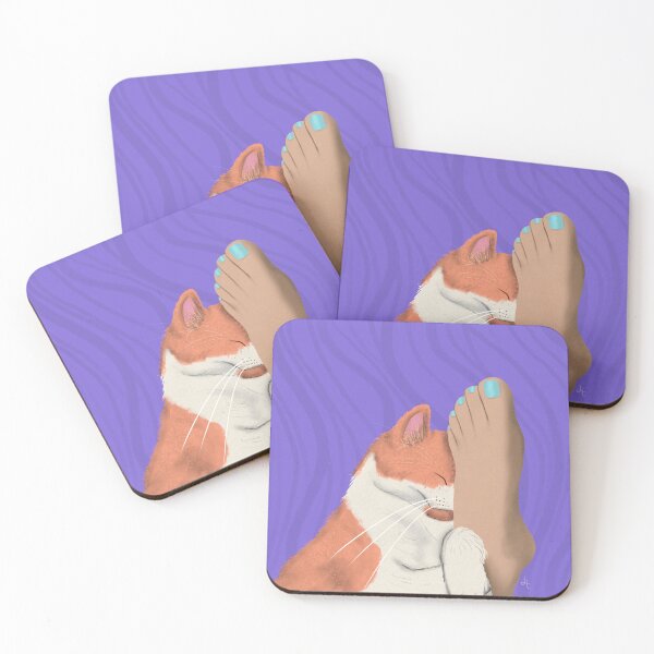 Item preview,  PAWS: Marmalade Cat Grooming Mat designed and sold by louendicott.
