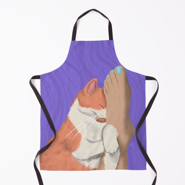 Item preview, PAWS: Marmalade Cat Grooming Mat designed and sold by louendicott.