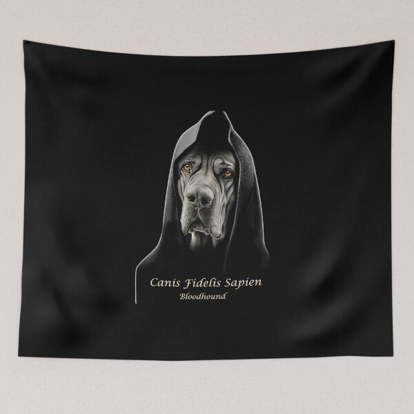 Item preview, Bloodhound in hooded robe designed and sold by Iiswaz.