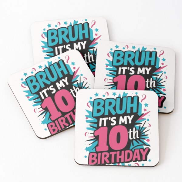 Item preview, BRUH IT'S MY 10TH BIRTHDAY designed and sold by MABROTH.