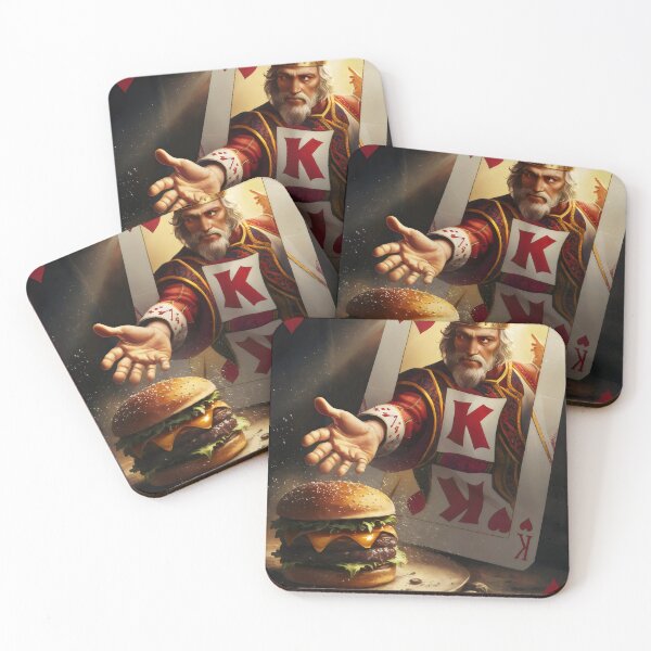 Artikelvorschau, Der König der Fast-Food-Karten. entworfen und verkauft von MyHappyArtShop.