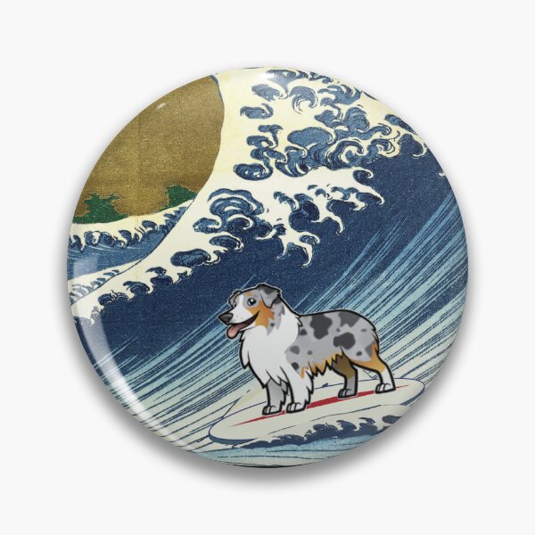Item preview, Blue Merle Australian Shepherd designed and sold by ouchmypancreas.
