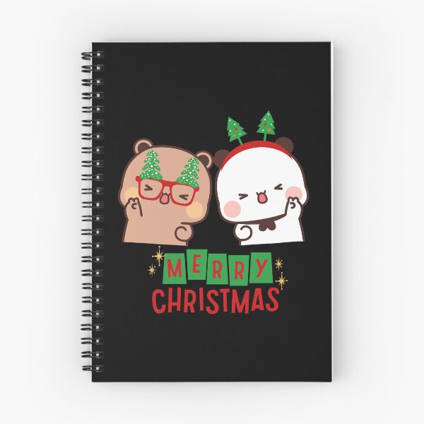 Item preview, Merry Christmas from DuDu Bear and BuBu Panda designed and sold by Pandety.
