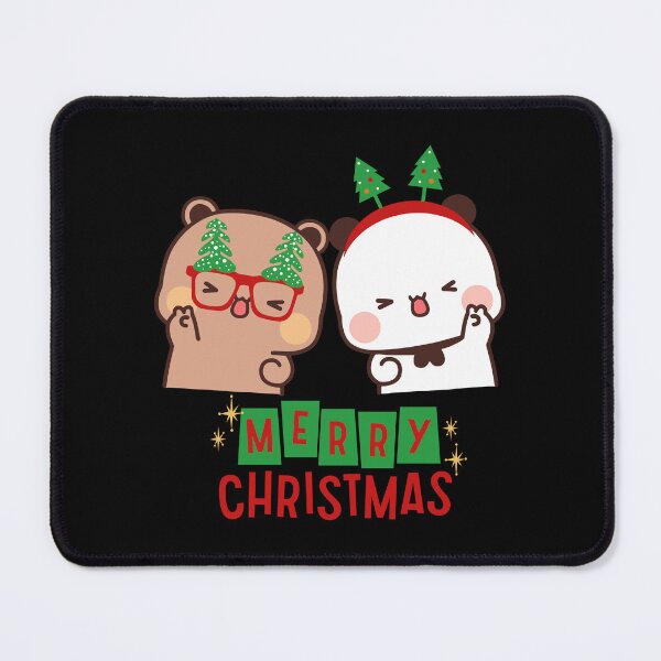 Item preview, Merry Christmas from DuDu Bear and BuBu Panda designed and sold by Pandety.