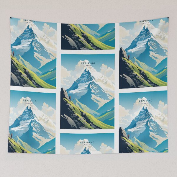 Item preview, Mount Aspiring New Zealand Majesty designed and sold by NeuralVibe.