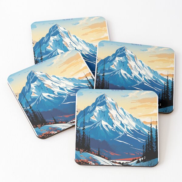 Item preview, Mount Bona Alaskan Peaks designed and sold by NeuralVibe.